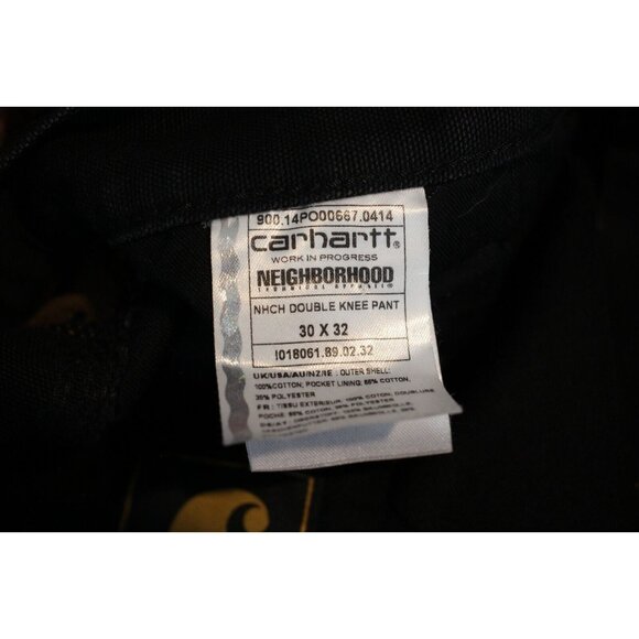 Carhartt WIP x Neighborhood Japan Mens 30 x 32 Double Knee Pants RARE G1335 - Picture 3 of 8